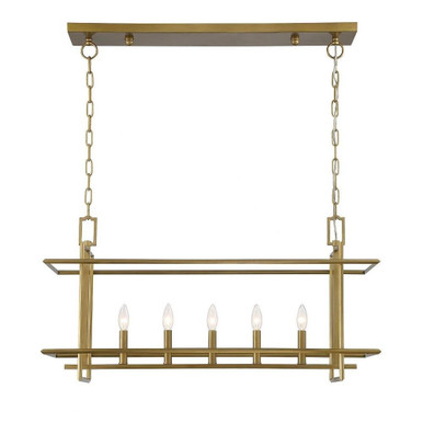 Ormand 5 Light Medium Linear Pendant by Lumanity - 9000-2008