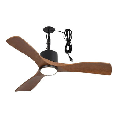 BreezeLite 3 Blade Ceiling Fan with Light Kit 42 Inch Wide by Brio - BL344
