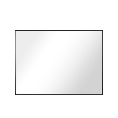 Reflections Sleek Framed Wall Mirror 30 Inch Tall and 24 Inch Wide by Brio - Brio2517BK