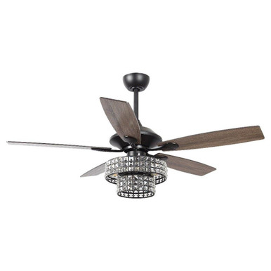 BreezeLite 5 Blade Ceiling Fan with Light Kit 18.9 X 52 Inch Wide by Brio - BL310