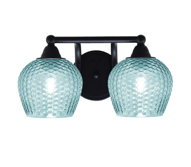 Paramount 2 Light Bath Bar 7.5 Inch Tall and 14.25 Inch Length by Toltec - 3422-BN-4602