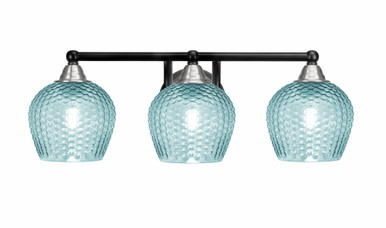 Paramount 3 Light Bath Bar 7.5 Inch Tall and 22.5 Inch Length by Toltec - 3423-BN-4602