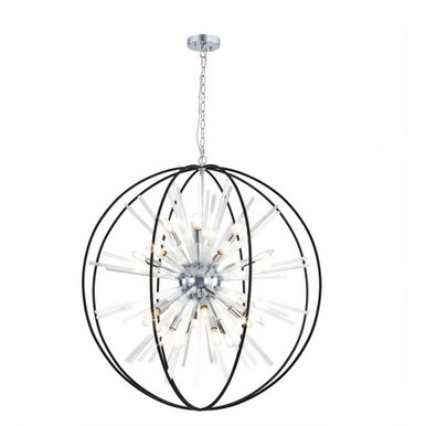 Stellar 22 Light Orb Chandelier 83.5 Inch Tall and 35 Inch Wide by Brio - SO1022