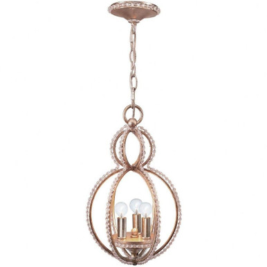 Garland 3 Light Small Pendant by Crystorama - 6760-dt