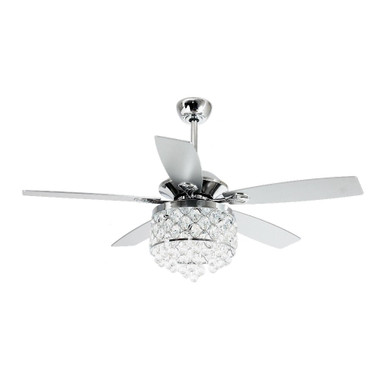 Berkshire 5 Blade Ceiling Fan with Light Kit 52 Inch Wide by Parrot Uncle - F6218