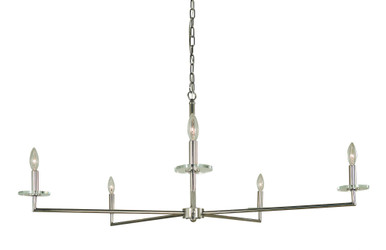 Muse 5 Light Oversized Chandelier by Framburg - 5450Mblack