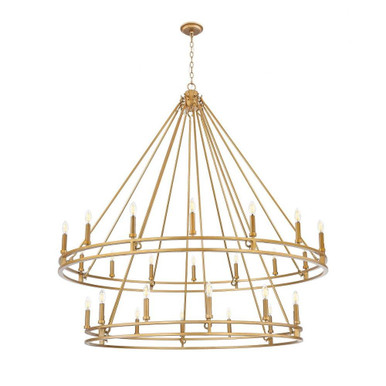 Bradney Lane 28 Light Chandelier 61 Inch Tall and 60 Inch Wide by BSH - 372-BEL-5326097