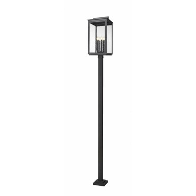 Lytham Edge 6 Light Outdoor Post Mount 125.5 Inch and 15 Inch Wide by BSH - 372-BEL-5326291