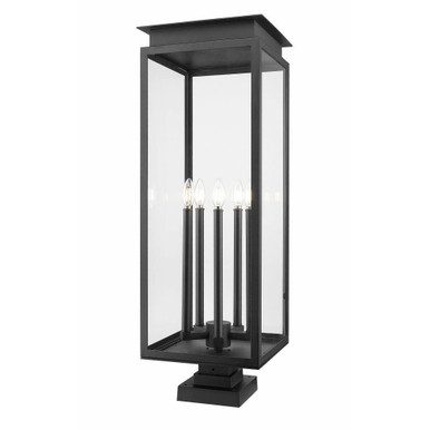 Ford Court 5 Light Outdoor Pier Mount 36.75 Inch Tall X 12.5 Inch Wide by BSH - 372-BEL-5276226