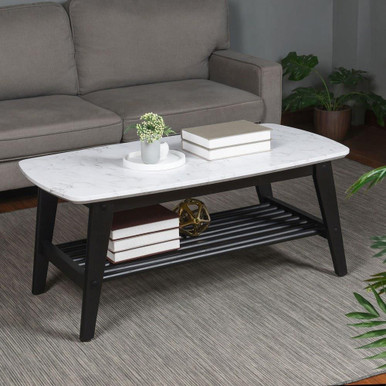 Birchwood Coffee Table 18 Inch Tall and 42 Inch Wide by Stylecraft - SF26581DS