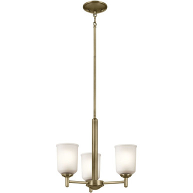 Dene Holt 3 Light Small Chandelier by Bailey Street Home 147-BEL-1788420 - 147-BEL-1788420