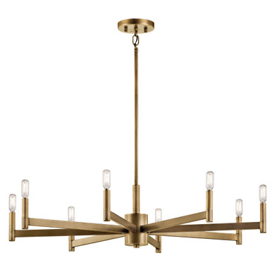 Ferry Oak 8 Light Oversized Chandelier by Bailey Street Home - 147-BEL-2013859