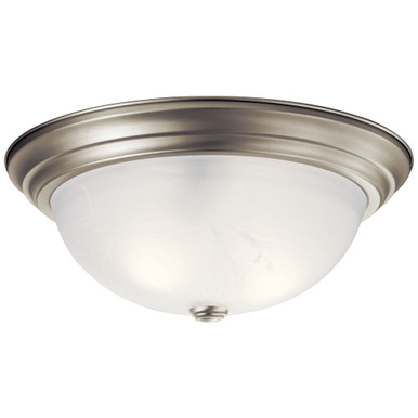 3 Light 15.25 Inch Wide Swirl Glass Flush Mount by Bailey Street Home - 147-BEL-555432
