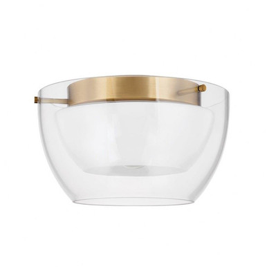 Davies End 1 Light 14 Inch Wide Flush Mount by Bailey Street Home - 154-BEL-1280131