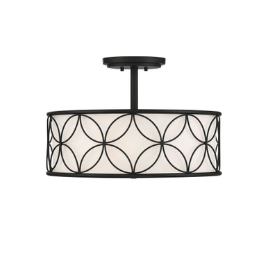 Rees Grove 4 Light 20 Inch Wide Semi Flush Mount by Bailey Street Home - 159-BEL-1105887