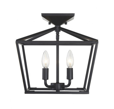 Third Quadrant 4 Light 13 Inch Wide Semi Flush Mount by Bailey Street Home - 159-BEL-882140