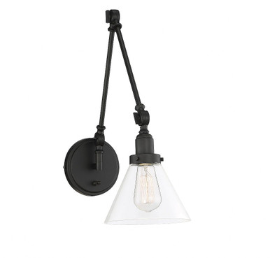 Meadow Dell 1 Light Adjustable Swing Arm Wall Sconce by Bailey Street Home - 159-BEL-920872