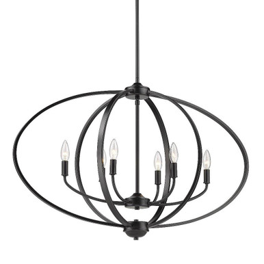 Newport Croft 6 Light Oversized Linear Pendant by Bailey Street Home - 170-BEL-2319900