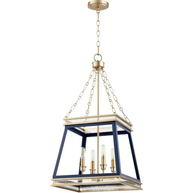 Coln Square 4 Light Medium Pendant by Bailey Street Home - 182-BEL-1106674