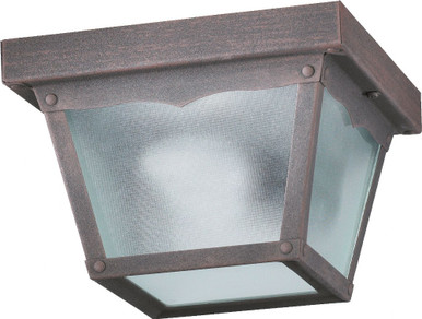 1 Light 7.5 Inch Wide Outdoor Cage Flush Mount by Bailey Street Home - 183-BEL-721024