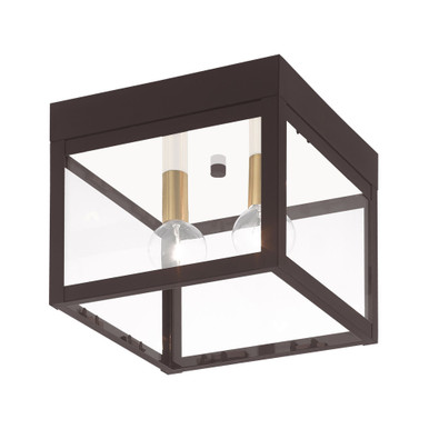 Rothwell Bridge 2 Light Outdoor Flush Mount by Bailey Street Home - 218-BEL-831837
