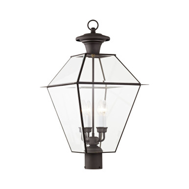 Vaughan Wynd 4 Light Outdoor Post Top Lantern 15 x 27.5 Inches by BSH - 218-BEL-1029710