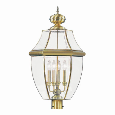 Sherwood Cliff 4 Light Outdoor Post Top Lantern 16 x 29 Inches by BSH - 218-BEL-189782