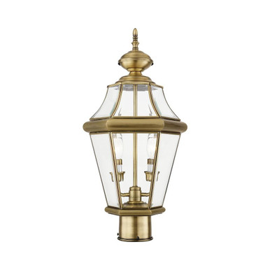 Kiln Heights 2 Light Outdoor Post Top Lantern 10.25 x 21 Inches by BSH - 218-BEL-189718