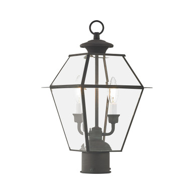 Vaughan Wynd 2 Light Outdoor Post Top Lantern 9 x 16.5 Inches by BSH - 218-BEL-1029699