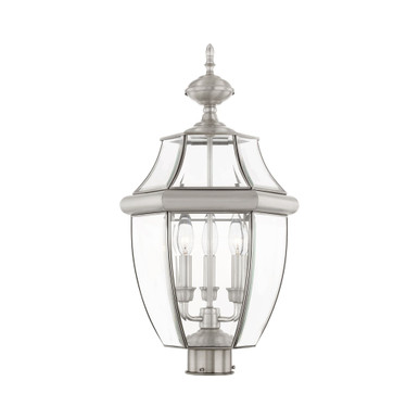 Sherwood Cliff 3 Light Outdoor Post Top Lantern 12.5 x 23.5 Inches by BSH - 218-BEL-189785