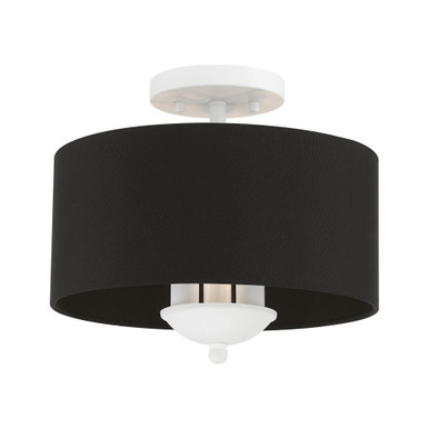 Walter Park 3 Light 12 Inch Wide Semi Flush Mount by Bailey Street Home - 218-BEL-1094675