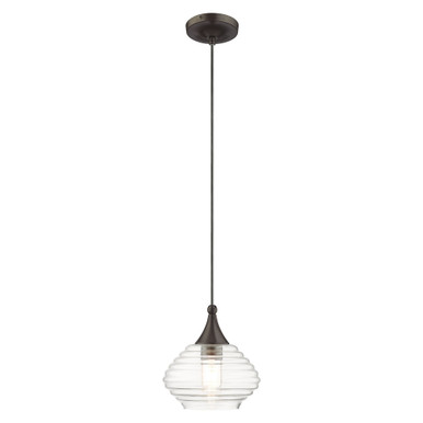 Borough Village 1 Light Small Pendant 10 Inch Tall by Bailey Street Home - 218-BEL-522677