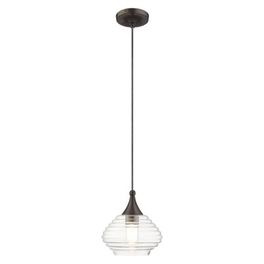 Borough Village 1 Light Small Pendant 10 Inch Tall by Bailey Street Home - 218-BEL-522677