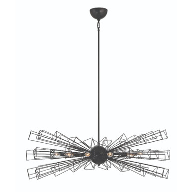 Dendelio 10 Light Chandelier 14 Inch Tall and 24.5 Inch Wide by Eurofase - 46761