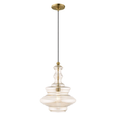 Borough Village 1 Light Medium Pendant 18.5 Inch Tall by Bailey Street Home - 218-BEL-831706