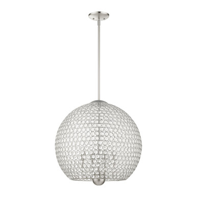 Burgess Birches 4 Light Large Pendant by Bailey Street Home - 218-BEL-1012036