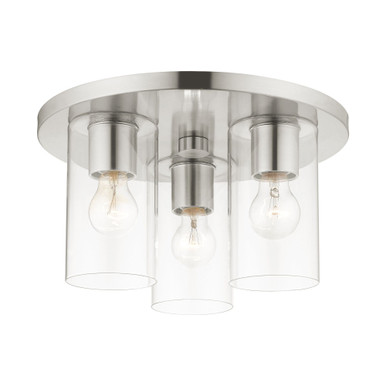 Honey Lawn 3 Light 14 Inch Wide Flush Mount by Bailey Street Home - 218-BEL-939432