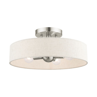 Edward Hollies 4 Light 14 Inch Wide Semi Flush Mount by Bailey Street Home - 218-BEL-939424