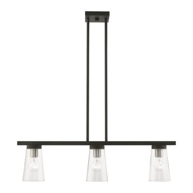 Larkspur Oak 3 Light Minimalistic Linear Chandelier by Bailey Street Home - 218-BEL-1219938