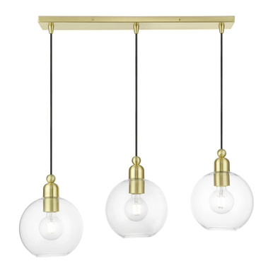 St James'S Royd 3 Light Cluster Linear Chandelier by Bailey Street Home - 218-BEL-1219926