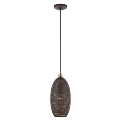 Stevenson Paddock 1 Light Small Pendant 18 Inch Tall by Bailey Street Home - 218-BEL-939476
