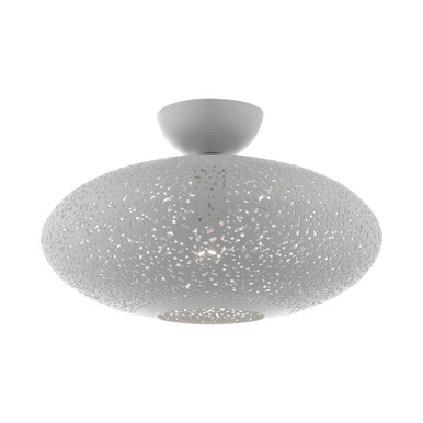 Harley Cross 1 Light 15.88 Inch Wide Semi Flush Mount by Bailey Street Home - 218-BEL-939458