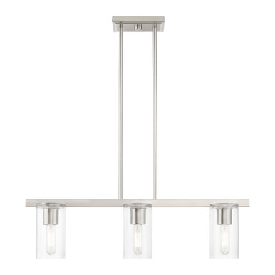 Birch Promenade 3 Light Minimalistic Linear Chandelier by BSH - 218-BEL-1219931