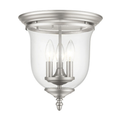 Ellison Coppice 3 Light Steel Flush Mount by Bailey Street Home - 218-BEL-189968