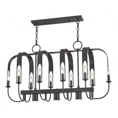 Lapwing Retreat 10 Light Small Chandelier by Bailey Street Home - 218-BEL-51940A