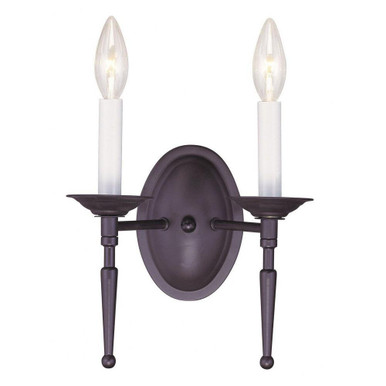 St Michael'S Park 2 Light Wall Sconce 9.5 Inch Tall by Bailey Street Home - 218-BEL-1029769