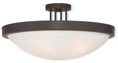 Radcliffe Bottom 4 Light 20.5 Inch Semi Flush Mount by Bailey Street Home - 218-BEL-476943