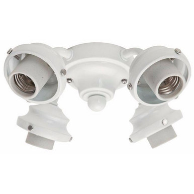 Accessory Four Light Fitter 10.5 Inch Wide by 3.2 Inch High by Hunter Fans - 99142FL