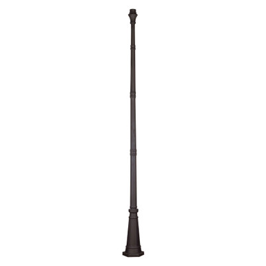 114.5 Inch Outdoor Cast Aluminum Fluted Post by Bailey Street Home - 218-BEL-415519