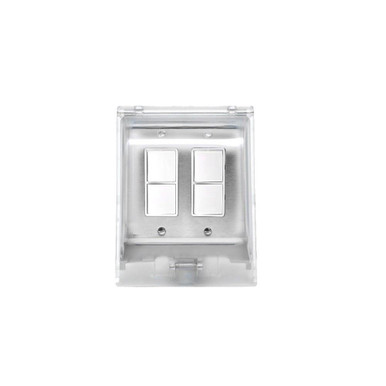 Dual Duplex Switch Weatherproof Surface Mount and Gang Box by BSH - 2573-BEL-1317026